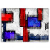 Leinwandbild, Geometrische Abstraktion 