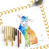 Poster Hagenmeyer - Happy Sheep 