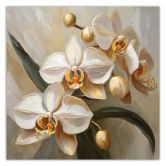 Leinwandbild Orchideen AI 
