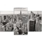Leinwandbild 3-teilig, New York Manhattan Stadt 