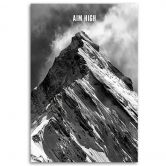 Leinwandbild Berge wollen hoch hinaus 