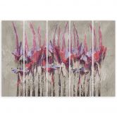 Canvas print 5 delen, planten bloemen Simnitło 