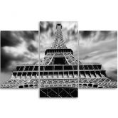 Leinwandbild 3-teilig, Eiffelturm Paris Stadt 