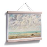 Poster Courbet - Die ruhige See 