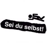 Wandtattoo Sei du selbst... 01 (2-farbig) 
