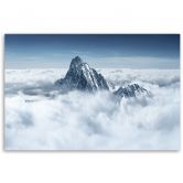 Leinwandbild, Alpen über den Wolken 