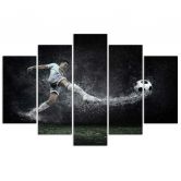 Tableau sur toile 5 pièces, Football Sports Stadium 