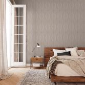 Vliestapete Grafisch Modern in Beige  