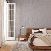 Vliestapete Illustration Modern, Natur in Beige  
