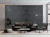 Vliestapete in ornamentaler Optik schwarz Ornamental 