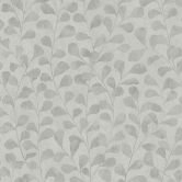 Vliestapete Blätter, Beton Floral Natur in Grau 