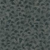 Vliestapete Blätter, Beton Floral Natur in Grau 
