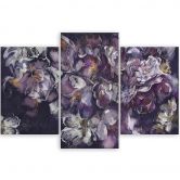 Leinwandbild 3 teilig, Iris Blume 