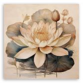 Leinwandbild Blumen Lilien Botanik 