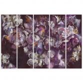 Leinwandbild 5 teilig, Iris Blume 