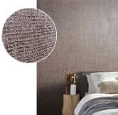 Vliestapete mit starkem Textil-Look rot, braun Struktur 