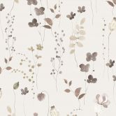 Vliestapete Blätter, Äste Floral Natur matt in Beige 