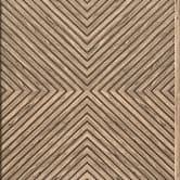 Non-woven wallpaper wood, geometric wood look geometric, country house matt in beige 