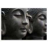 Leinwandbild, Buddha-Figuren 