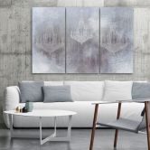 Leinwandbild 3 teilig, Kronleuchter 