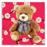 Leinwandbild, Teddybär 