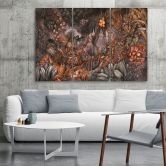 3-delige canvas print, Deep Jungle 