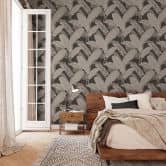 Vliestapete Floral Modern, Natur in Braun  