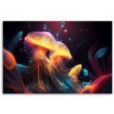 Leinwandbild, Bunte Meeresabstraktion 