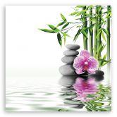 Leinwandbild, Wassergarten Zen 