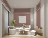 Peinture murale premium marron - PURO c2024 beige rosé 