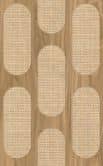 Vliestapete in Grau Braun Holzoptik Gewebestruktur Holz Geometrisch  