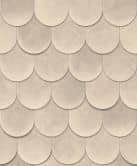 Vliestapete in Beige Braun 3D-Optik Schuppenoptik vintage used look Geometrisch  