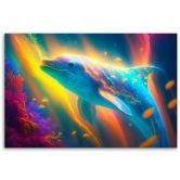 Leinwandbild, Neon-Wal 