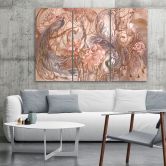 Leinwandbild 3 teilig, Zauberpfote 