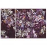 Leinwandbild 3 teilig, Iris Blume 