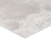Acrylglas afbeelding Zachte mandala op grijs-beige - Bloomery Decor 