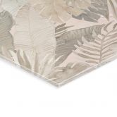 Tableau en verre acrylique Feuilles tropicales dans la jungle pastel - Bloomery Decor 