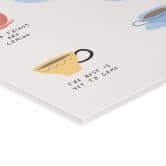 Plexiglas Enjoy a cup of Positivi-Tea - Cai 