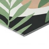 Tableau en verre acrylique Branches abstraites au look tropical - Costa 