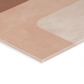 Acrylglasbild Boho Abstraktion in Beige-braun - Costa 