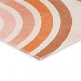 Acrylglasbild Fließende Geometrie im Retro-Look - Costa 