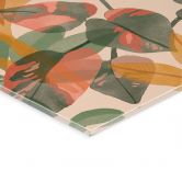Tableau en verre acrylique Jardin avec plantes tropicales - Goed Blauw 