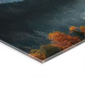 Acrylglasbild Herbstliche Landschaft am Gipfel Triglav in den Julischen Alpen | Berge | Wohnzimmer 