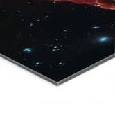 Acrylglasbild James Webb Telescope - Kosmischer Wirbelsturm Herbig Haro 49/50 