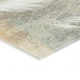Tableau sur verre acrylique Feuilles de palmier blanches abstraites - Kulik 