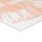 Acrylglasbild Abstrakte Muschel in Pfirsichfarben | Peach Fuzz - Martina 