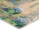 Tableau en verre acrylique Monet - Le jardin de Monet à Vétheuil 