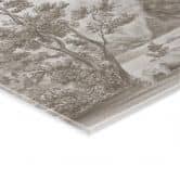 Acrylglasbild Landschaft mit Gartenlandschaft in Beige - Ms Tiff 