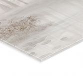 Acrylglasbild Wald am See im Nebel in Beige - Ms Tiff 