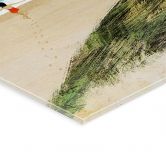 Tableau en verre acrylique Vacances à la mer avec vue sur les dunes - Rivers 